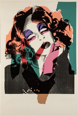 Andy Warhol Ladies and Gentlmen, 1975 serigrafia a colori su carta cm...
