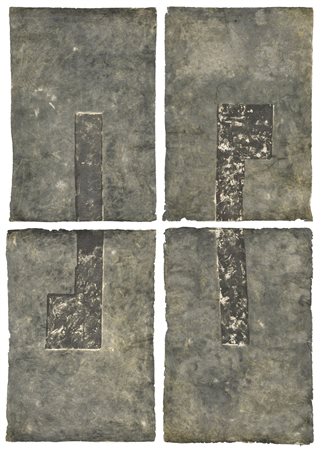 Antonio Dias Factorie's future, 1983 grafite su carta nepalese cm 110x160 uno...