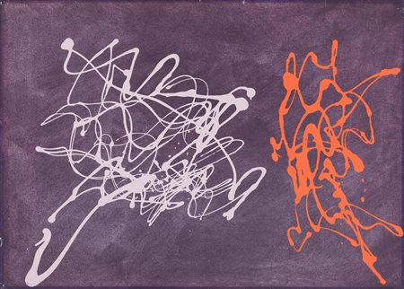 Giulio Turcato Composizione, prima metà anni '70 acrilico e tecnica mista su...