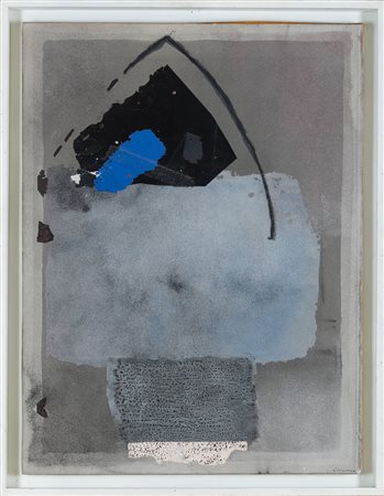 Giuseppe Santomaso Timbri del colore n. 8 collage e tecnica mista su...