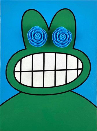 Massimo Mattioli A Rose for a Rose, A Tooth for a Tooth #4, 2013 Acrilico e...