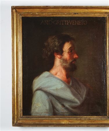 Pittore veneto del XVII secolo Ritratto di Andrea Gritti olio su tela, cm. 75x63