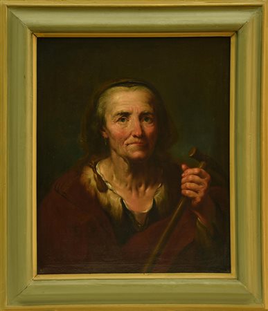 Attribuito a Giuseppe Nogari (1699-1763) RITRATTO DI DONNA olio su tela, cm...