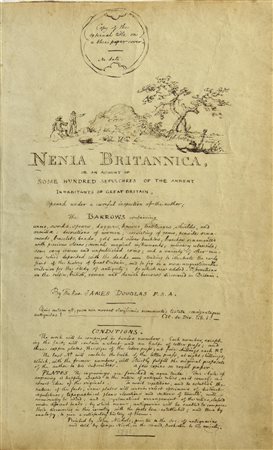 DOUGLAS, JAMES NENIA BRITANNICA: OR, A SEPULCHRAL HISTORY OF GREAT BRITAIN;...