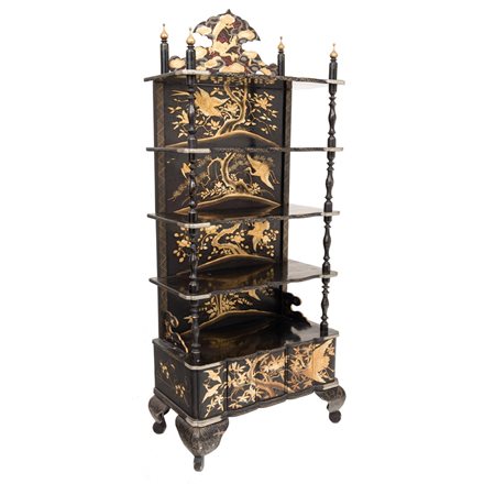 ETAGERE A 4 RIPIANI IN LEGNO