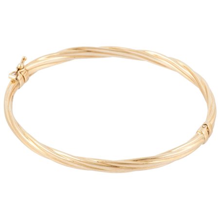 BRACCIALE rigido in oro giallo 18 KT