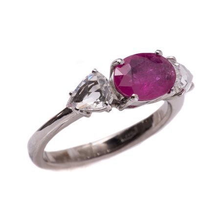 ANELLO in oro bianco 18 KT