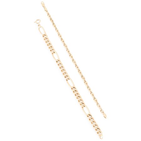 DUE BRACCIALI in oro 18 KT