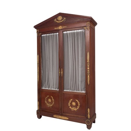 LIBRERIA STILE IMPERO A TEMPIETTO