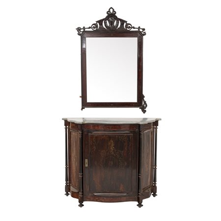 ETAGERE CON SPECCHIERA Luigi Filippo