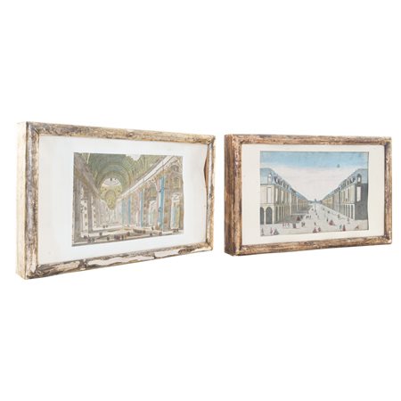 MAESTRO INCISORE EUROPEO DEL XIX SECOLO, Vedute