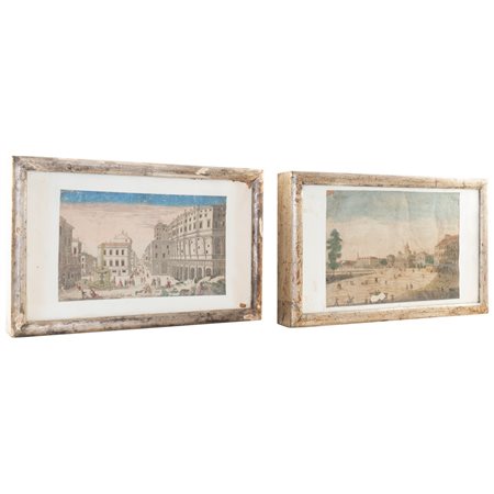 MAESTRO INCISORE EUROPEO DEL XIX SECOLO, Vedute