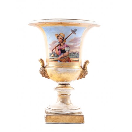 MANIFATTURA FRANCESE DEL XIX SECOLO, Vaso a cratere Impero