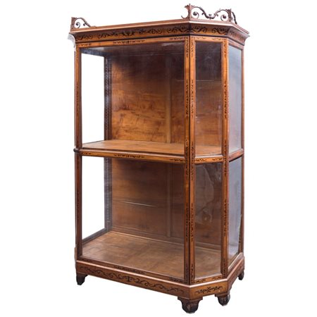 EBANISTERIA PALERMITANA DEL XIX SECOLO, Vetrina Carlo X