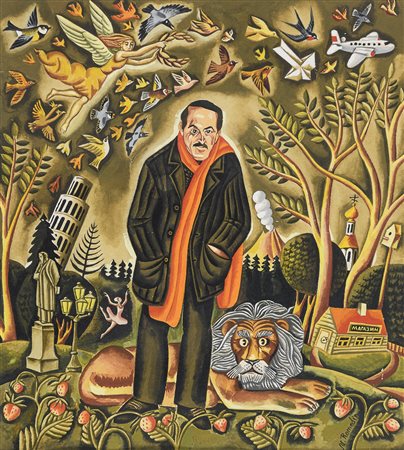 RITRATTO DI TONINO GUERRA DI MIKHAIL ROMADIN