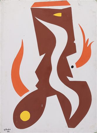 DIPINTO SU TAVOLA DI ANDRÉ VERDET