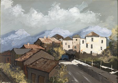 DIPINTO PAESAGGIO DI ARNOLDO CIARROCCHI