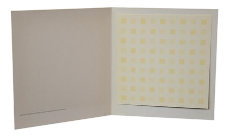 Calderara Antonio QUADRATO IN TRASPARENZE QUADRATE, COLORE SMATERIALIZZATO...