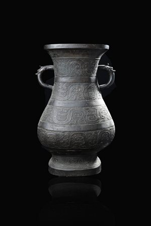 GRANDE VASO IN BRONZO