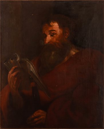 Scuola italiana del XIX secolo ( - ) 
San Paolo apostolo 
olio su tela cm 100x81