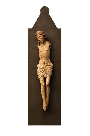 Scultore veneto del XVI secolo ( - ) 
Scultura di Cristo 
Legno policromo altezza cm 94