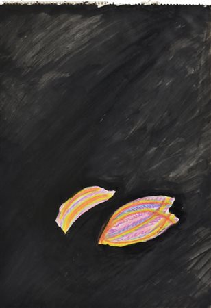Dando SENZA TITOLO tecnica mista su carta, cm 50,2x34,7 firma