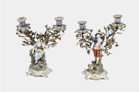 COPPIA DI CANDELIERI