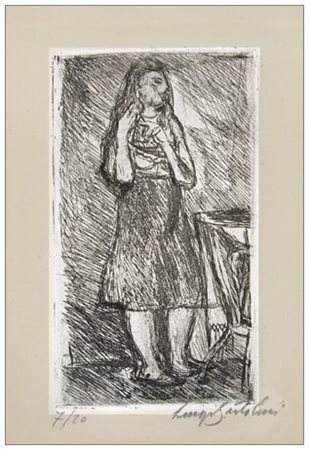 LUIGI BARTOLINI Cupramontana 1892 - Livorno 1974 Figura femminile, 1945...