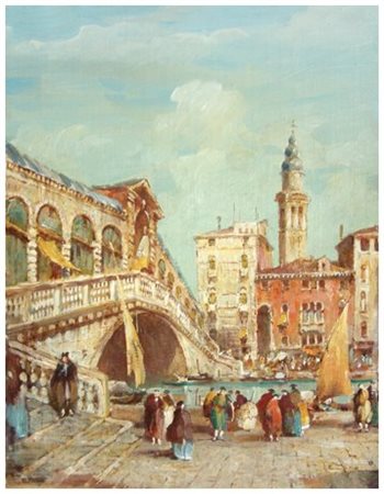 ZENO (Eugenio Bonivento) Chioggia 1880 - Milano 1965 Senza titolo Olio su...