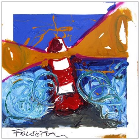 MASSIMO FALSETTI Roma 1955 Senza titolo, 2011 Olio su tela 60 x 60. Firma in...