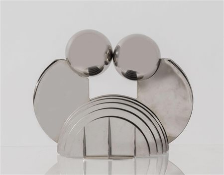 ANDREA CASCELLA Scultura in acciaio modello Narciso. Marchio originale. Prod....