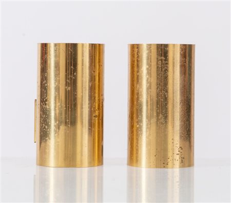 BOTTEGA GADDA Coppia di applique da muro in ottone. Prod. Bottega Gadda,...