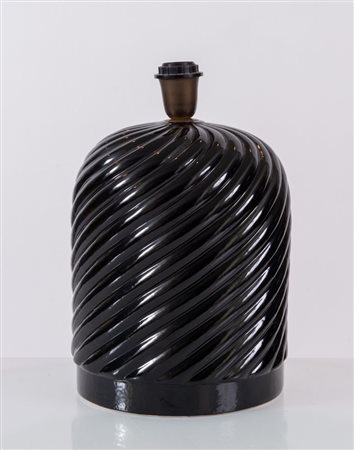 TOMMASO BARBI Lampada in ceramica smaltata. Prod. Tommaso Barbi, Italia, 1980...