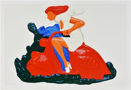 Plumcake SENZA TITOLO serigrafia su carta, cm 70x100; es. 155/200 firma