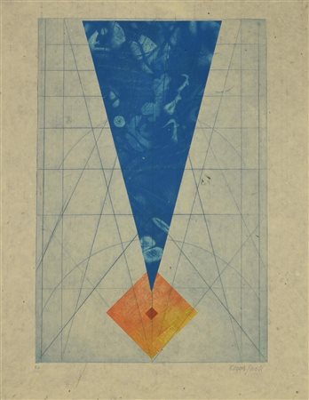 Angela Occhipinti SENZA TITOLO acquaforte acquatinta su carta di riso, cm...