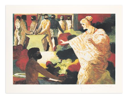 SALVATORE FIUME (1915-1997) - Venere nella fucina di Vulcano