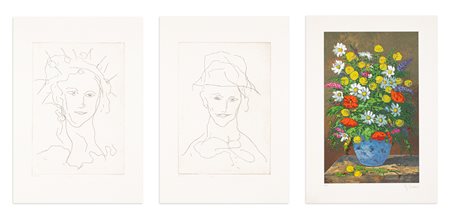 AUTORI VARI (TRECCANI, RINALDI)- Lotto unico composto da 3 opere grafiche