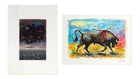 AUTORI VARI (GONZAGA, ANONIMO) - Lotto unico composto da due opere grafiche