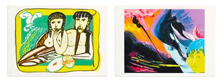 REMO BRINDISI (1918-1996) - Lotto unico composto da 2 opere grafiche