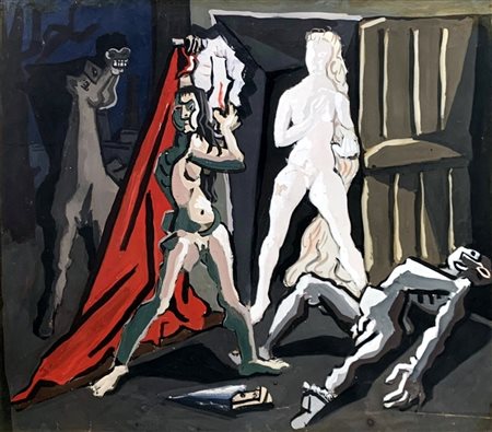 CESARE PEVERELLI, Omaggio a Picasso, 1944