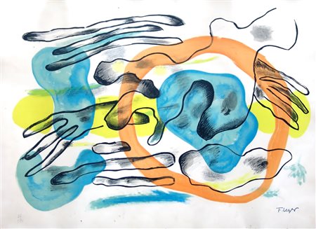 FERNAND LÉGER, Les nuages, 1959