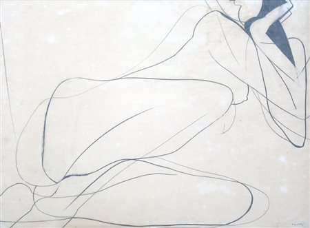 SANDRO TROTTI, Nudo bianco, 1972