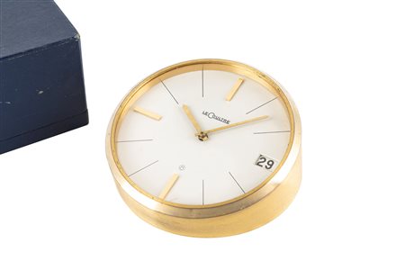 Jaeger-LeCoultre - Jaeger-LeCoultre desk clock with date, ‘60s