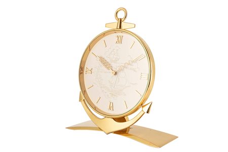 Imhof - Imhof desk clock with nautical theme, ‘60s