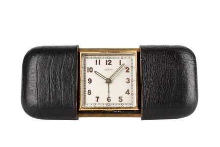 Angelus - Angelus "Pullman" travel clock with alarm, ‘50s