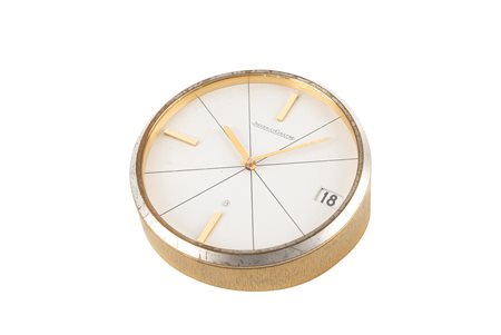 Jaeger-LeCoultre - Jaeger-LeCoultre desk clock with date, ‘60s