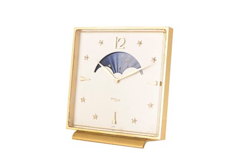 Imhof - Imhof "Stelline" desk clock with moon phases, ‘60s