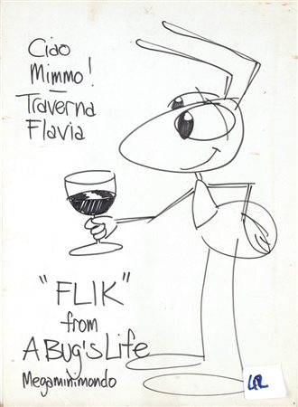 Flik
La formica protagonista del film di animazione
Bug’s Life Megaminimondo
: Fotografia con dedica e firma
