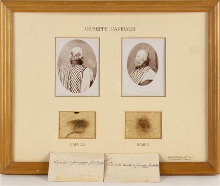 GARIBALDI, Giuseppe (Nizza, 4 luglio 1807 – Caprera, 2 giugno 1882): Barba e capelli 