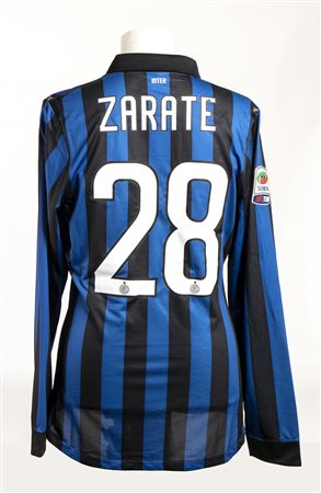 ZARATE, Mauro (Buenos Aires, 13 Marzo 1987): Maglia gara INTER FC, ZARATE, stagione 2011-2012